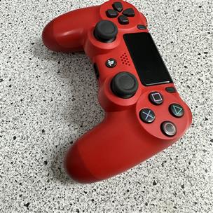Sony DualShock 4 Wireless Controller for PlayStation 4 CUH-ZCT2U - Magma Red  Like New